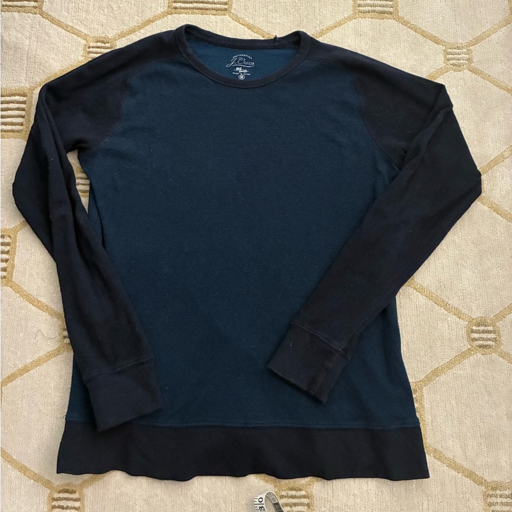 J. Crew Long Sleeve Waffle Baseball Tee *Sample